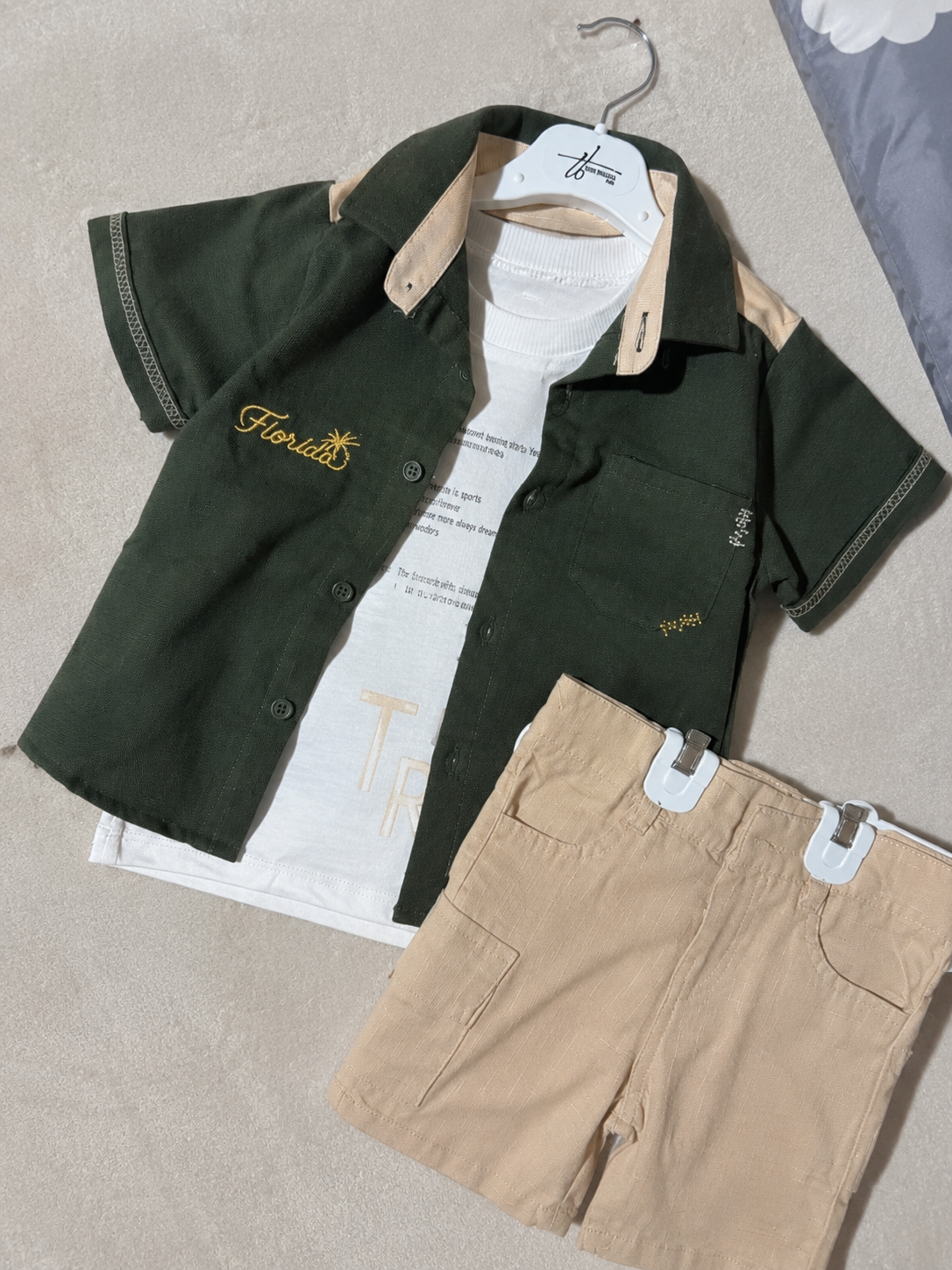 Olive Green 3 pcs Set