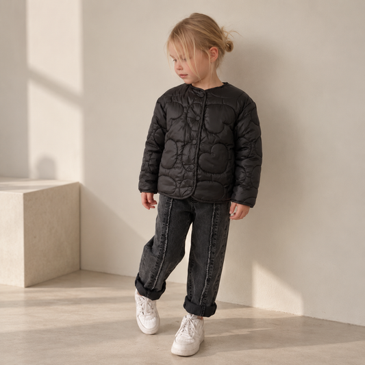 Black Heart Padded Jacket