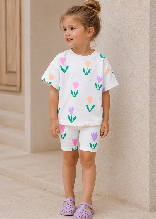 Tulip Garden Two-Piece Summer Set