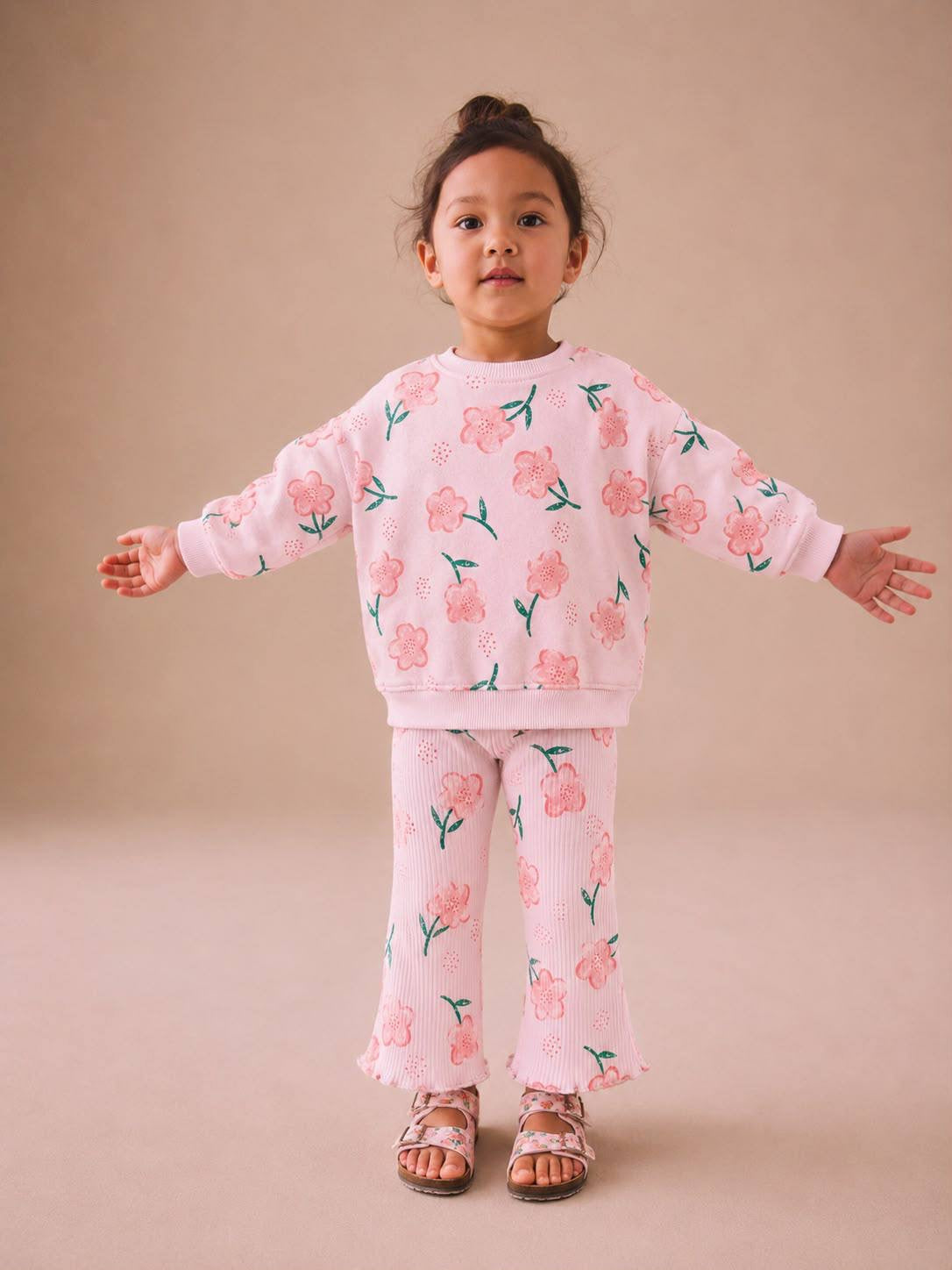 Pink Flowers Set
