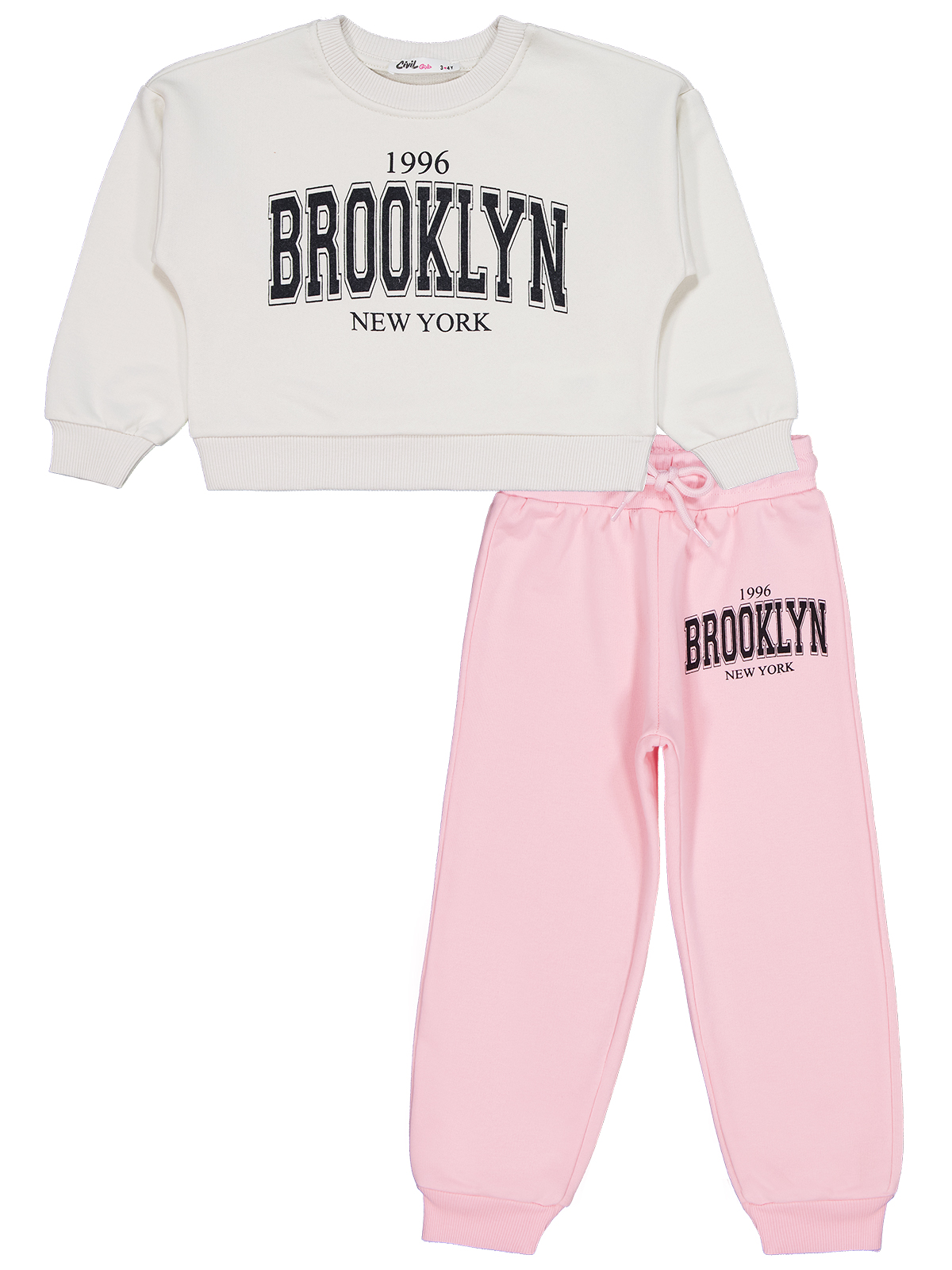 Brooklyn Pink and White Set