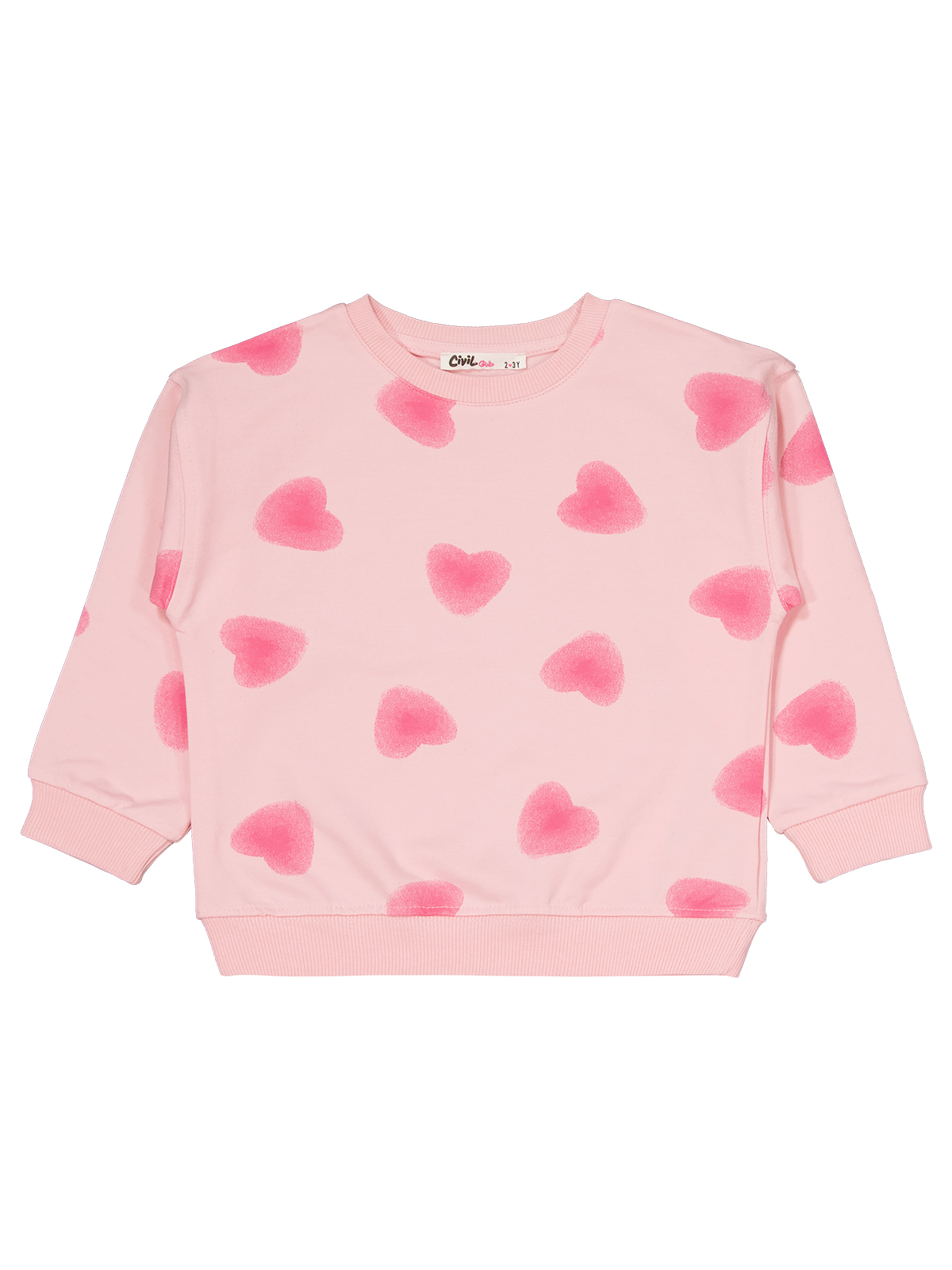 Pink Hearts Joggers Set