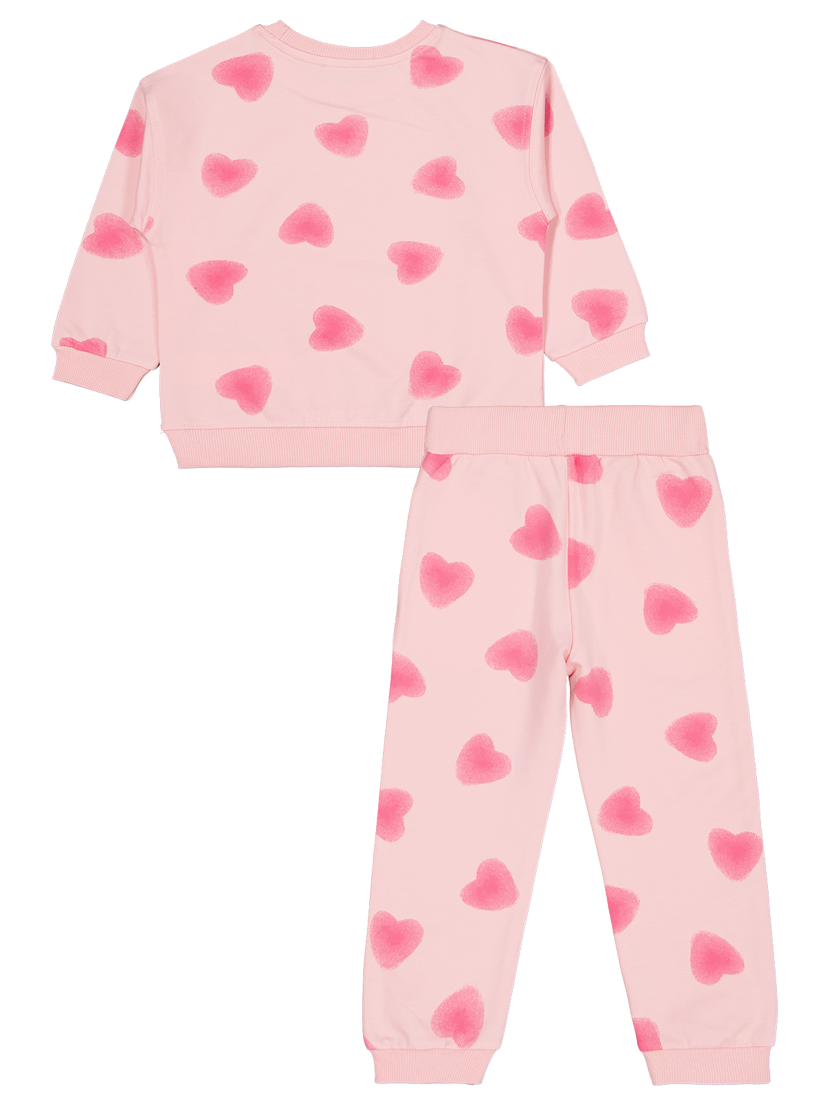 Pink Hearts Joggers Set