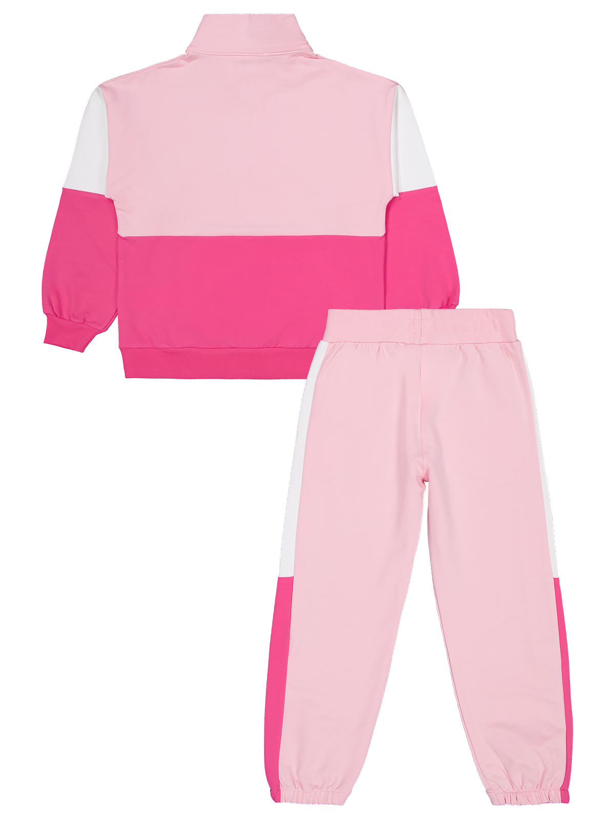 Pink Colorblock Hearts Set