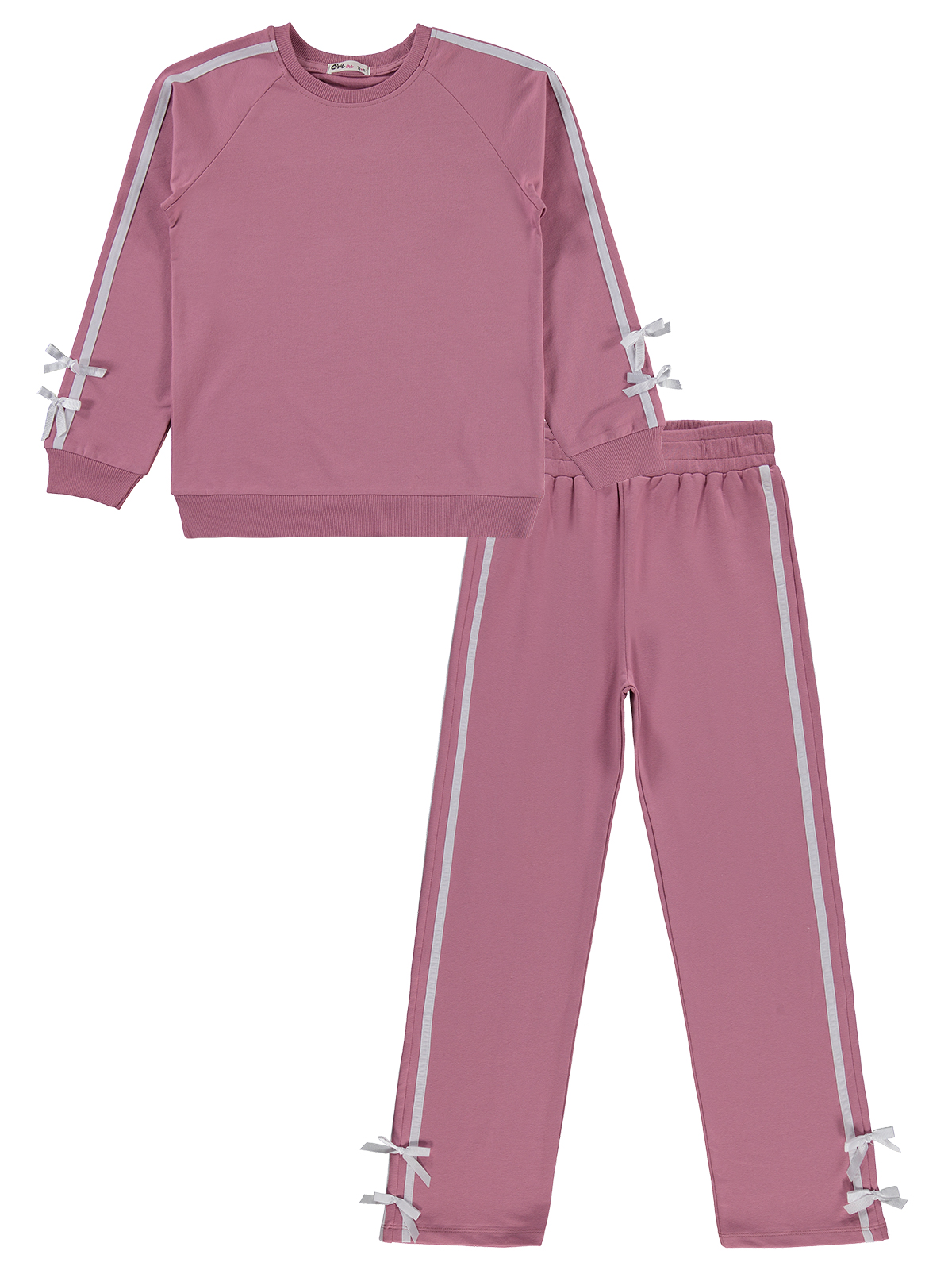 Dark Pink Bows Tracksuit