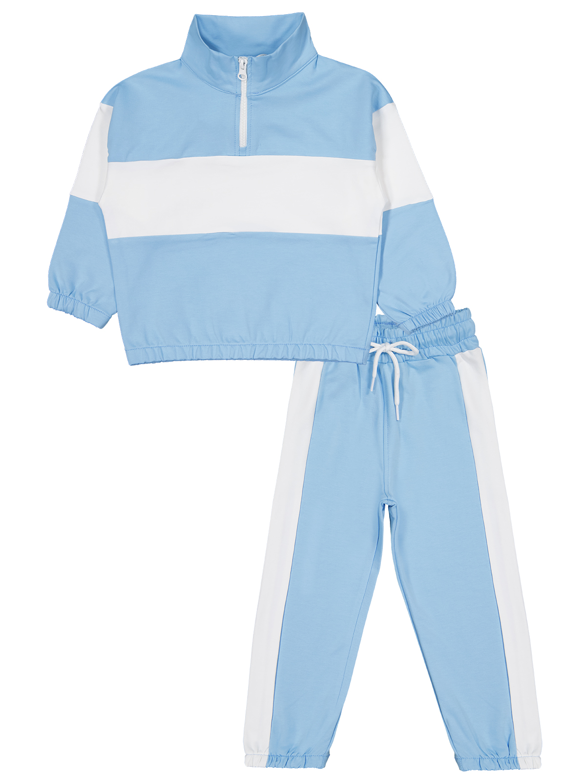Blue and White Tracksuit