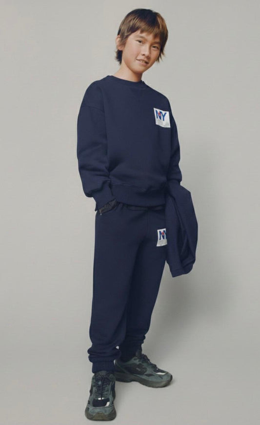 NY Basic Navy Joggers Set
