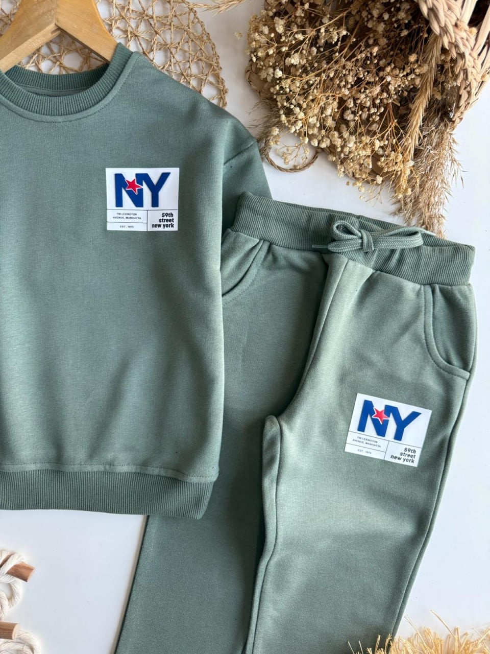 NY Basic Mint Joggers Set