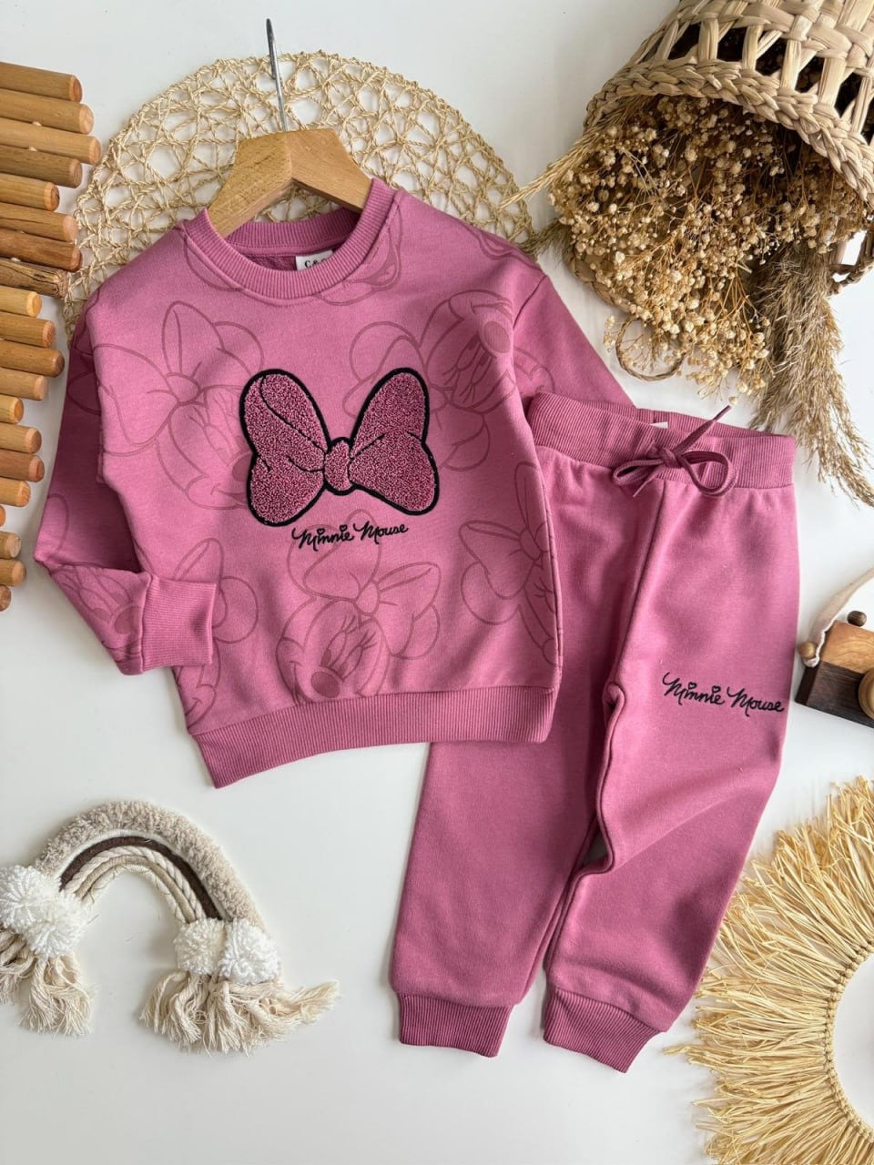 Dark Pink Minnie Tracksuit