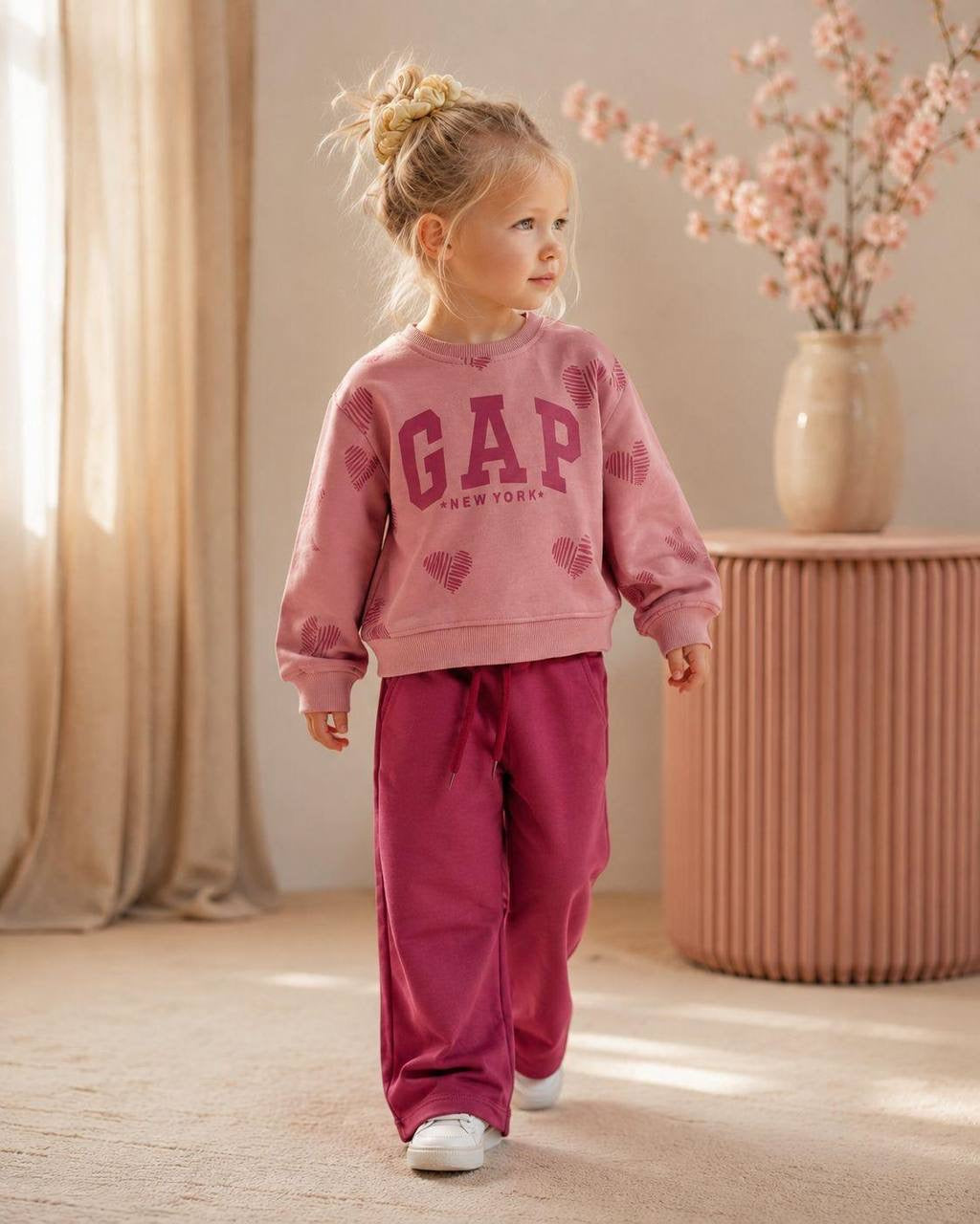 Gap Wide Leg Hearts Set