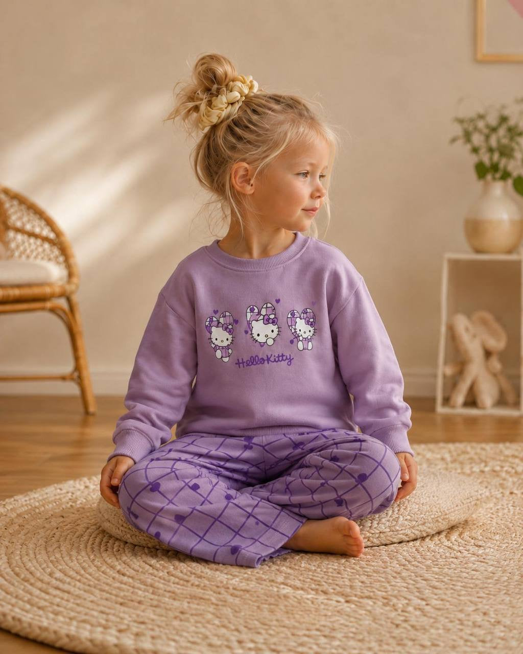 Purple Hello Kitty Wide Leg Set