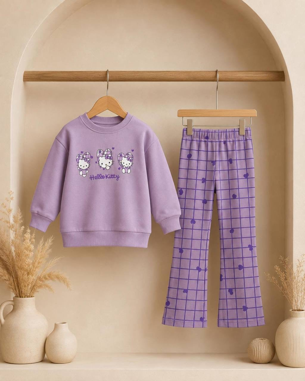 Purple Hello Kitty Wide Leg Set
