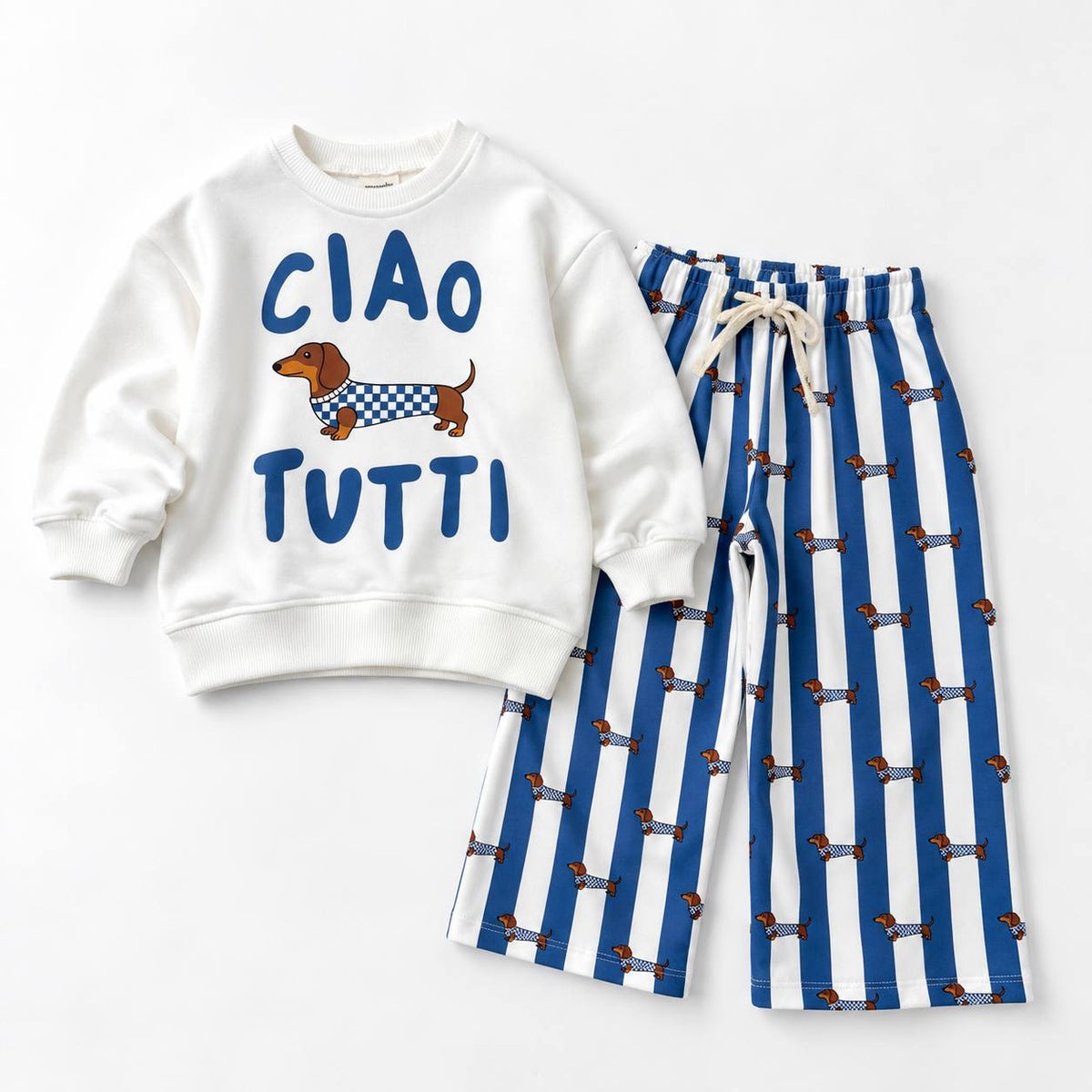 Ciao Tutti Dog Striped Set