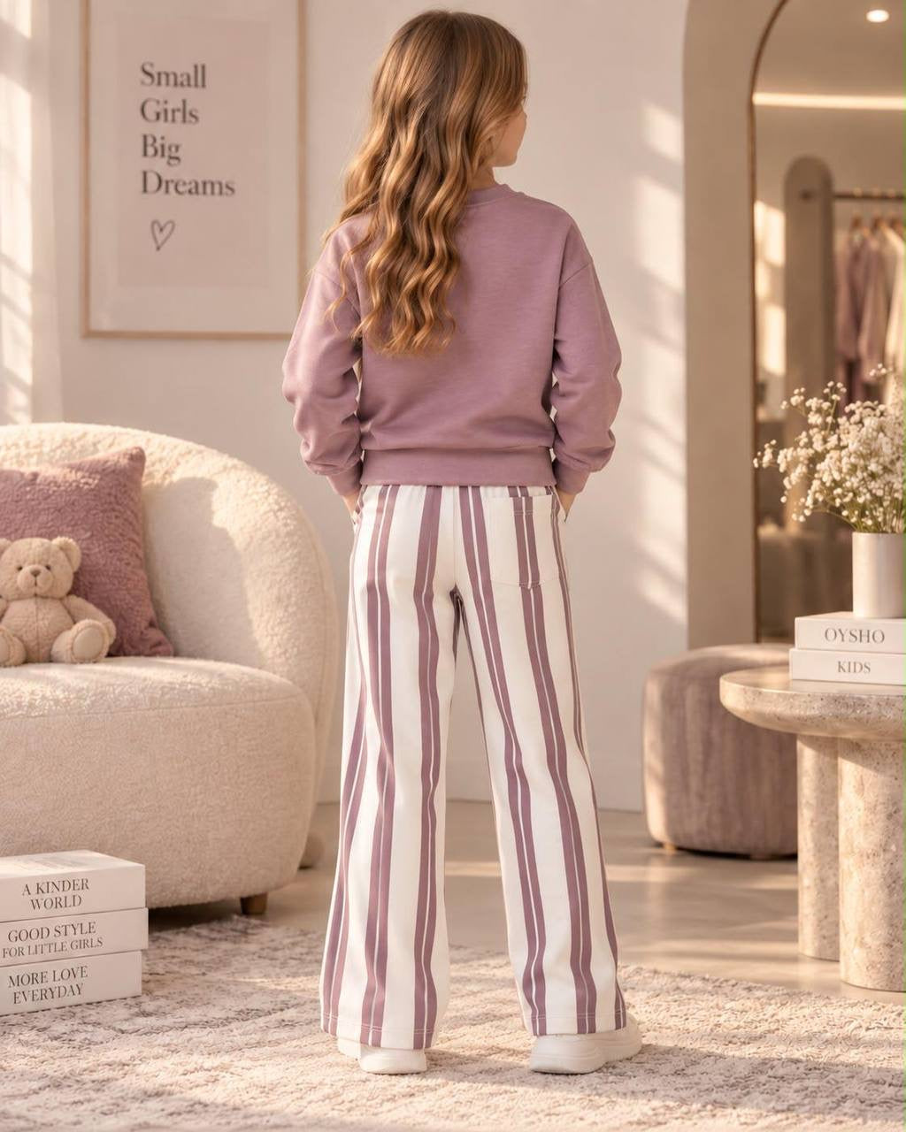plum Bear Wide Leg Set