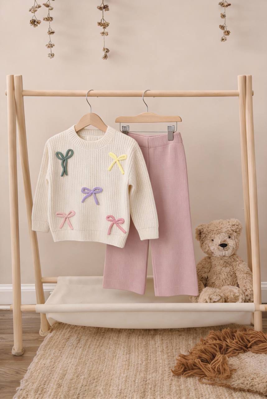 Knitted Wide Leg Set