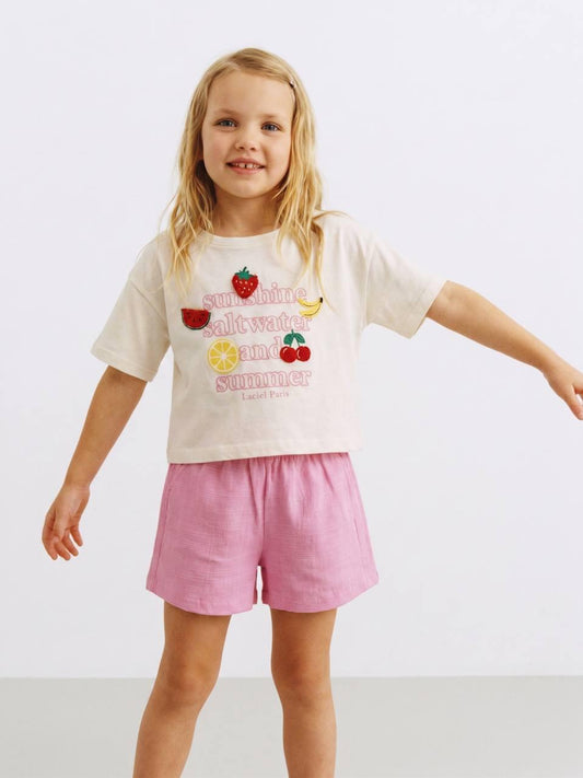 Fruits Linen Shorts Set 🍓
