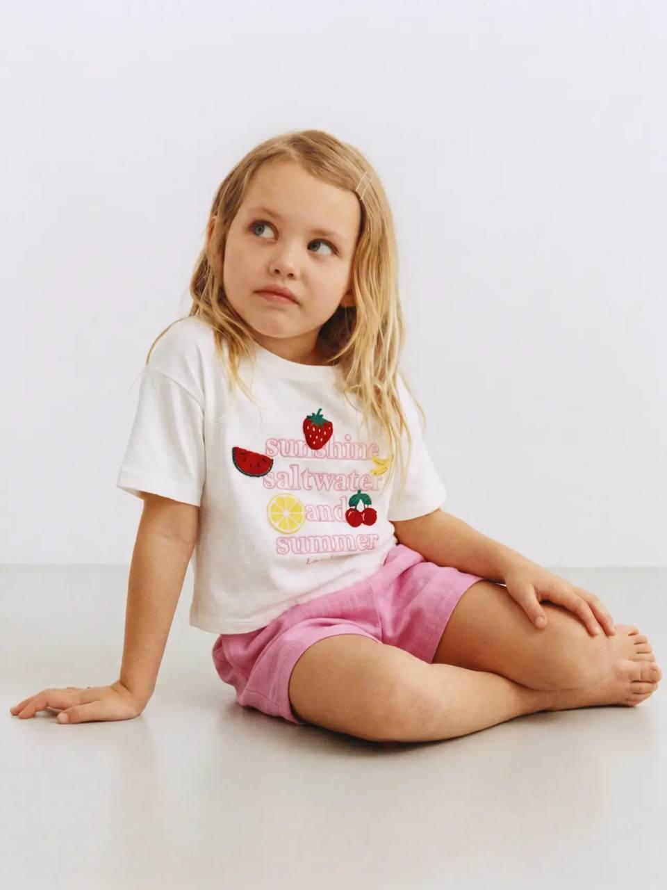 Fruits Linen Shorts Set 🍓