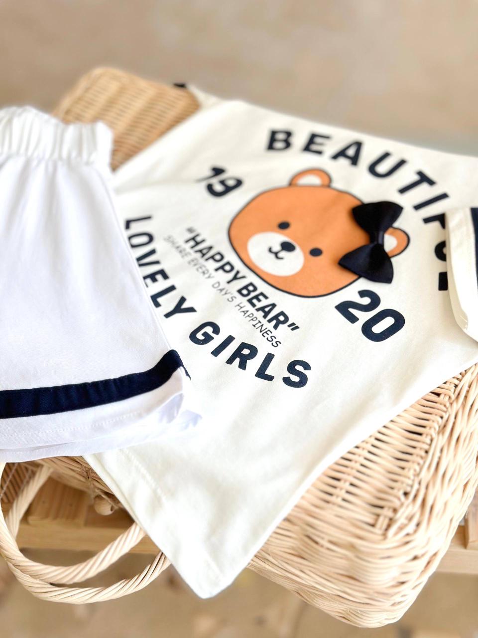 Lovely Bear Skirt Set 🧸🤍