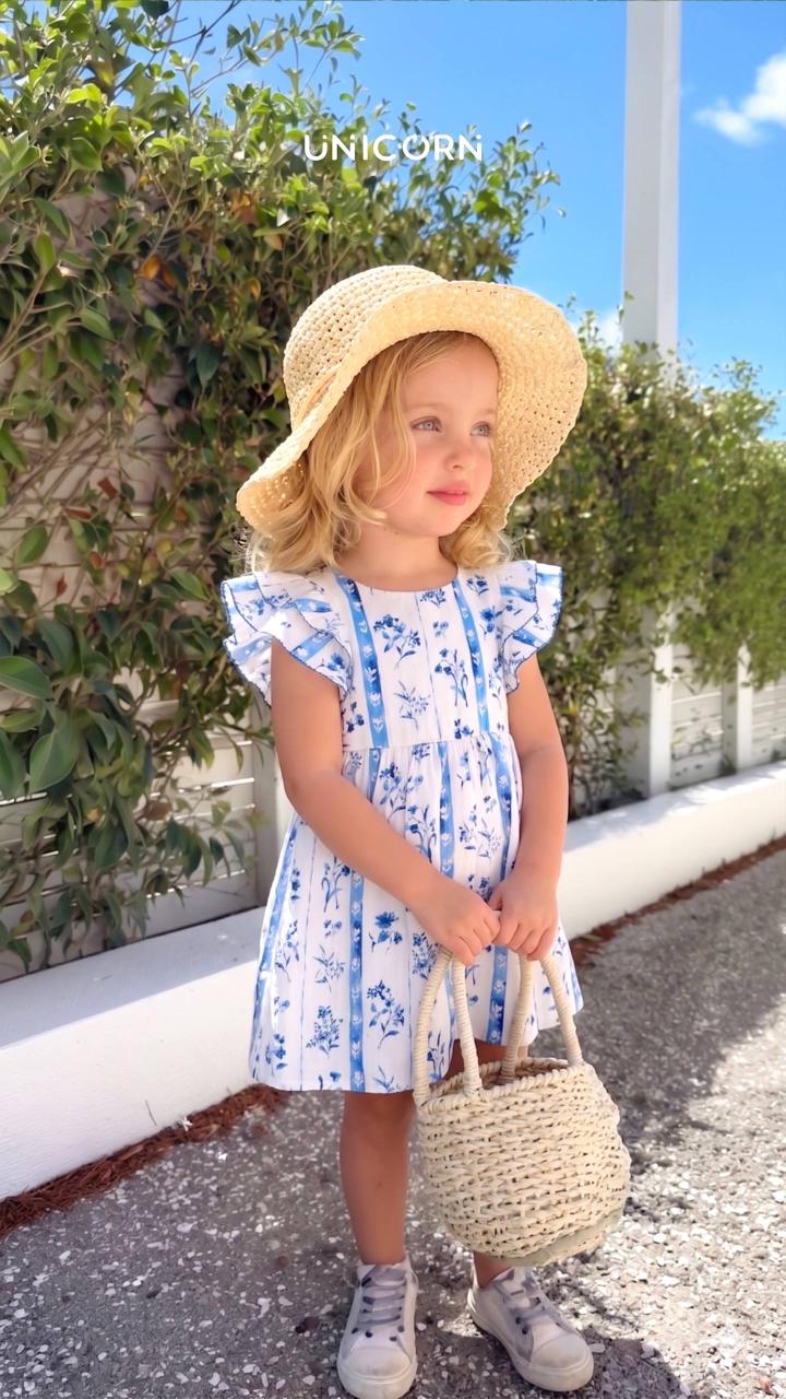 Blue Blossom Dress 💙🤍