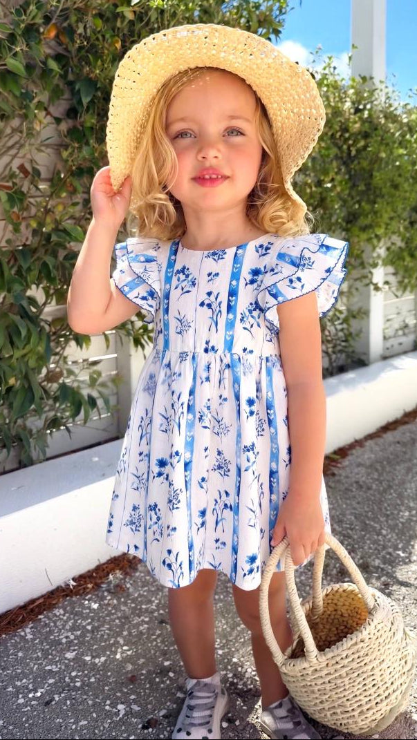 Blue Blossom Dress 💙🤍