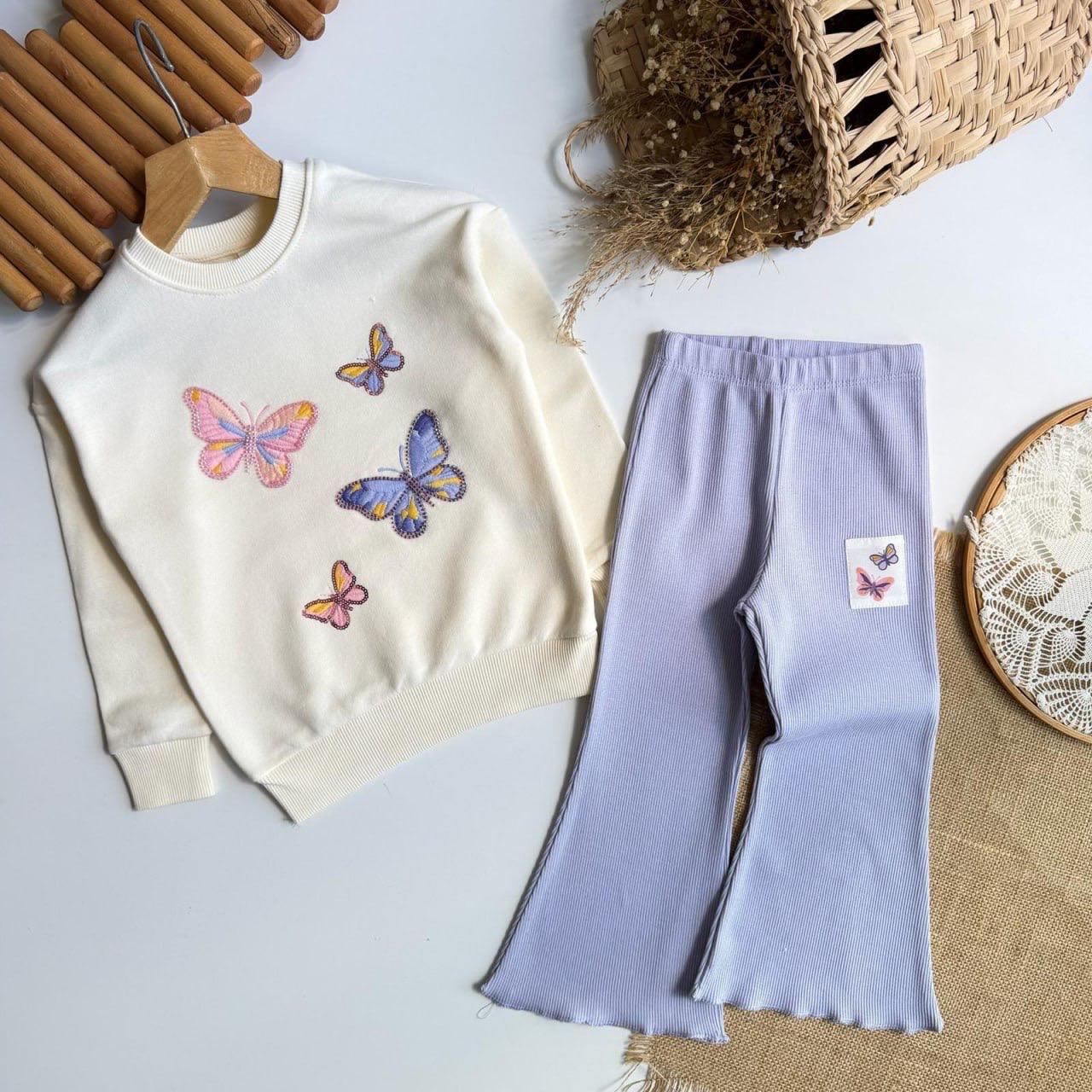 Lilac Butterfly Set