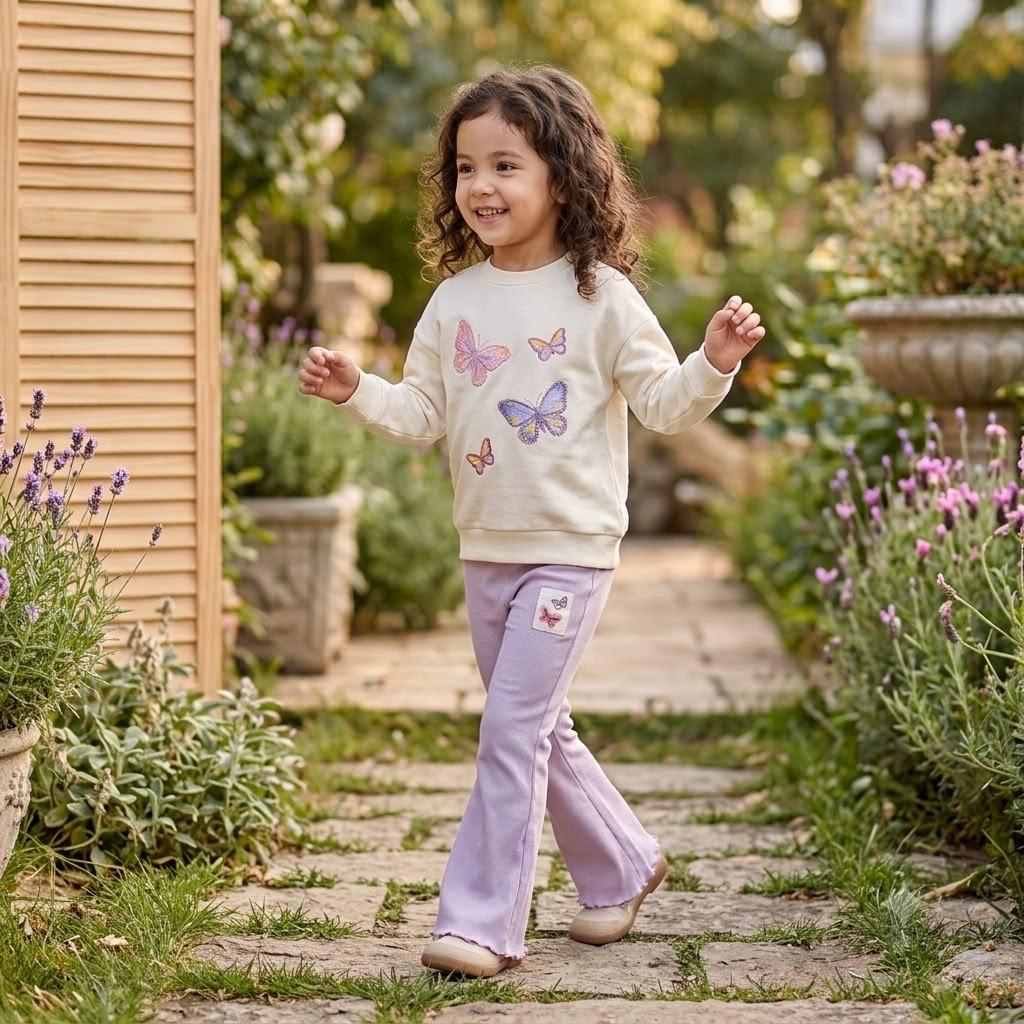 Lilac Butterfly Set