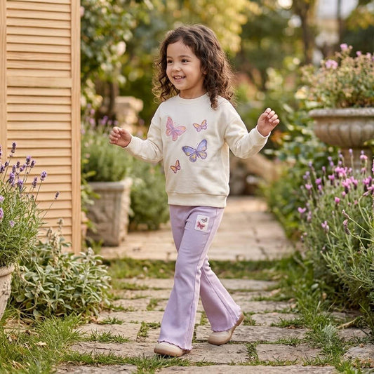 Lilac Butterfly Set
