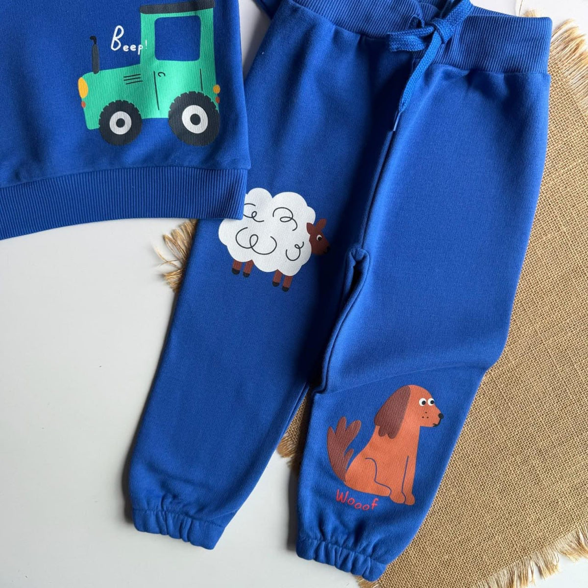 Blue Farm Print Tracksuit