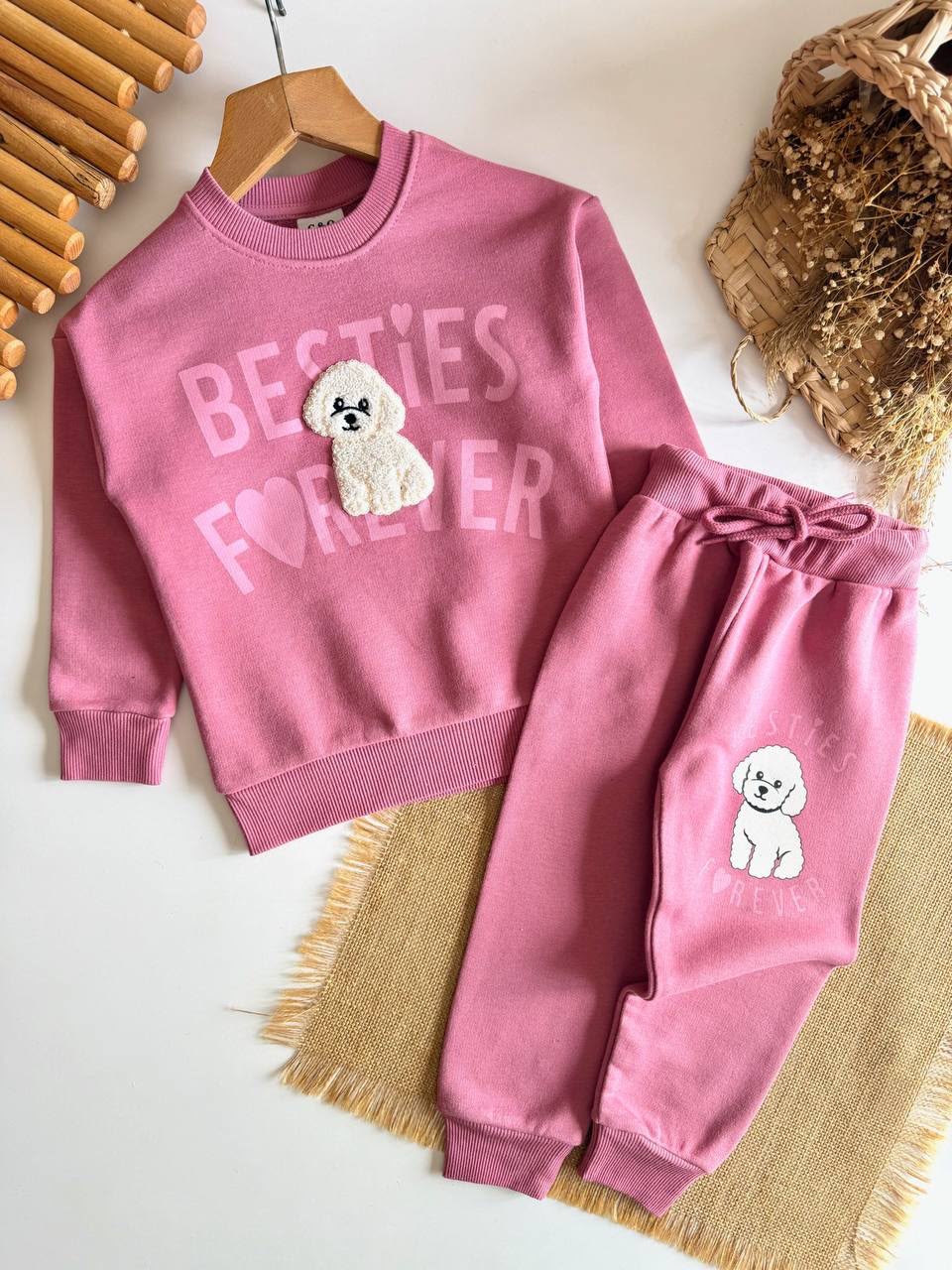 Dark Pink Besties Forever Set