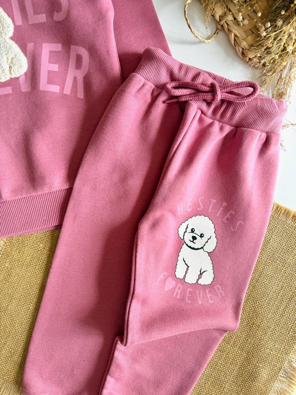 Dark Pink Besties Forever Set