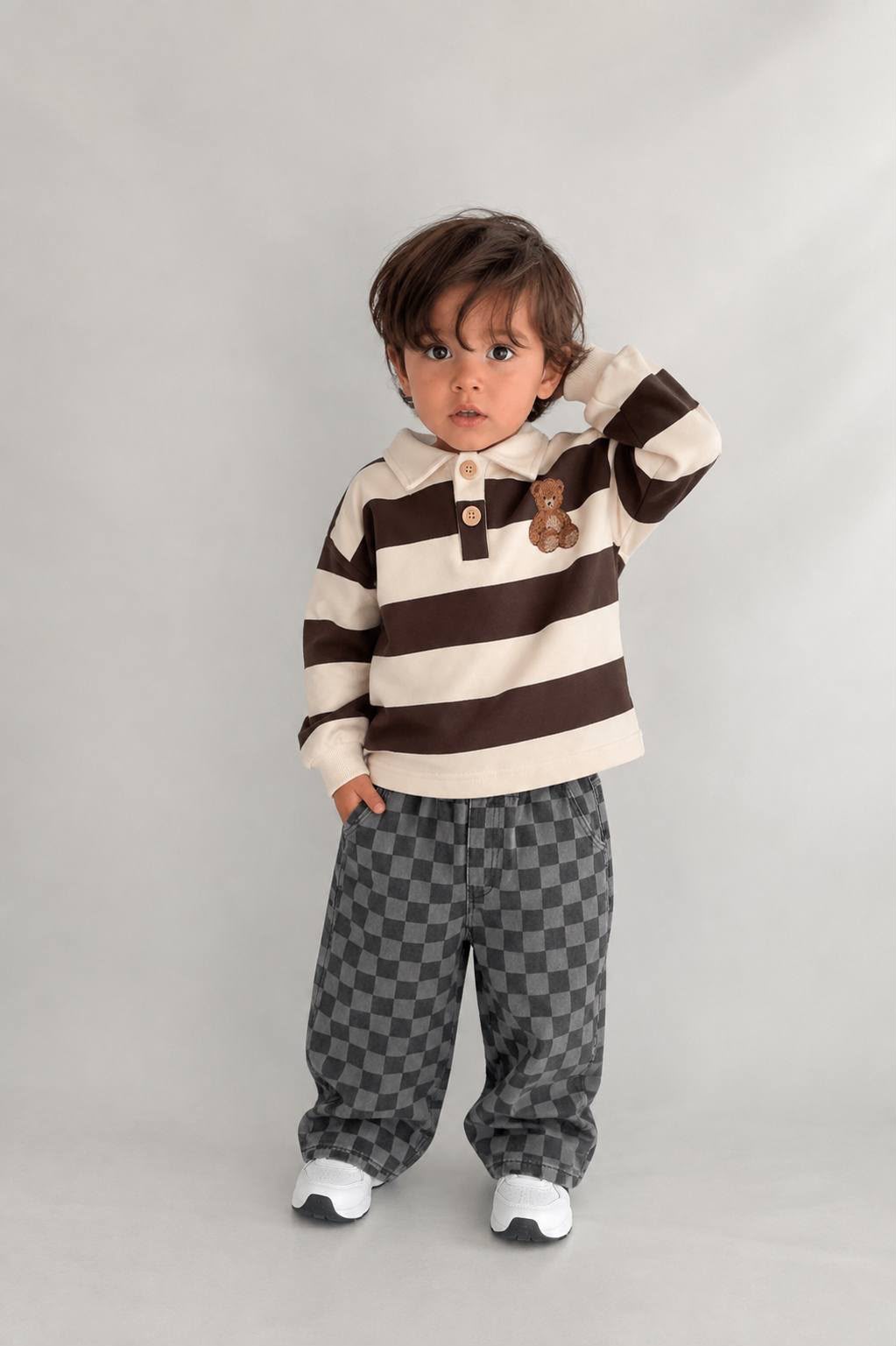 Teddy Polo & Denim Set