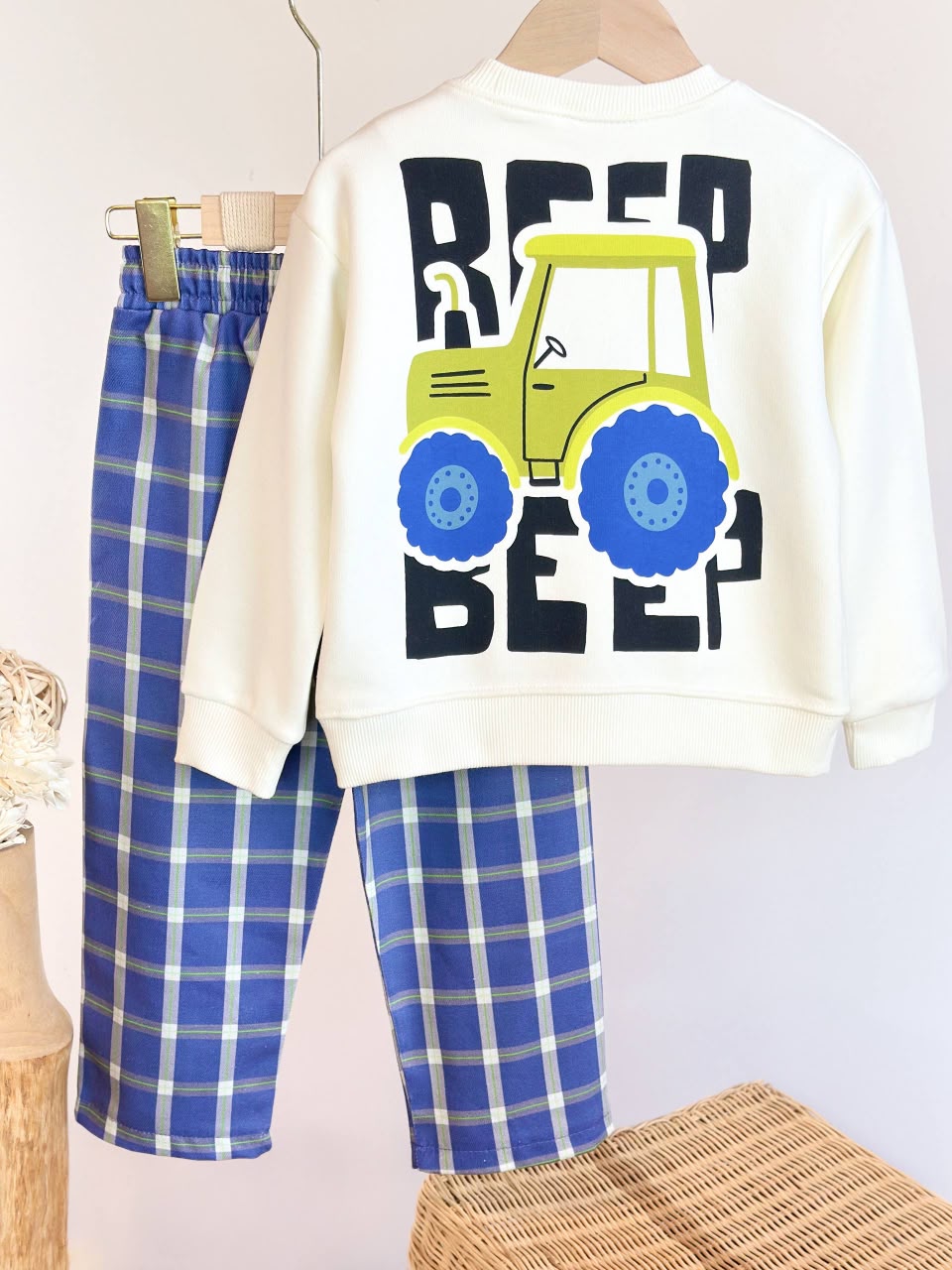 Beep Beep Denim Set