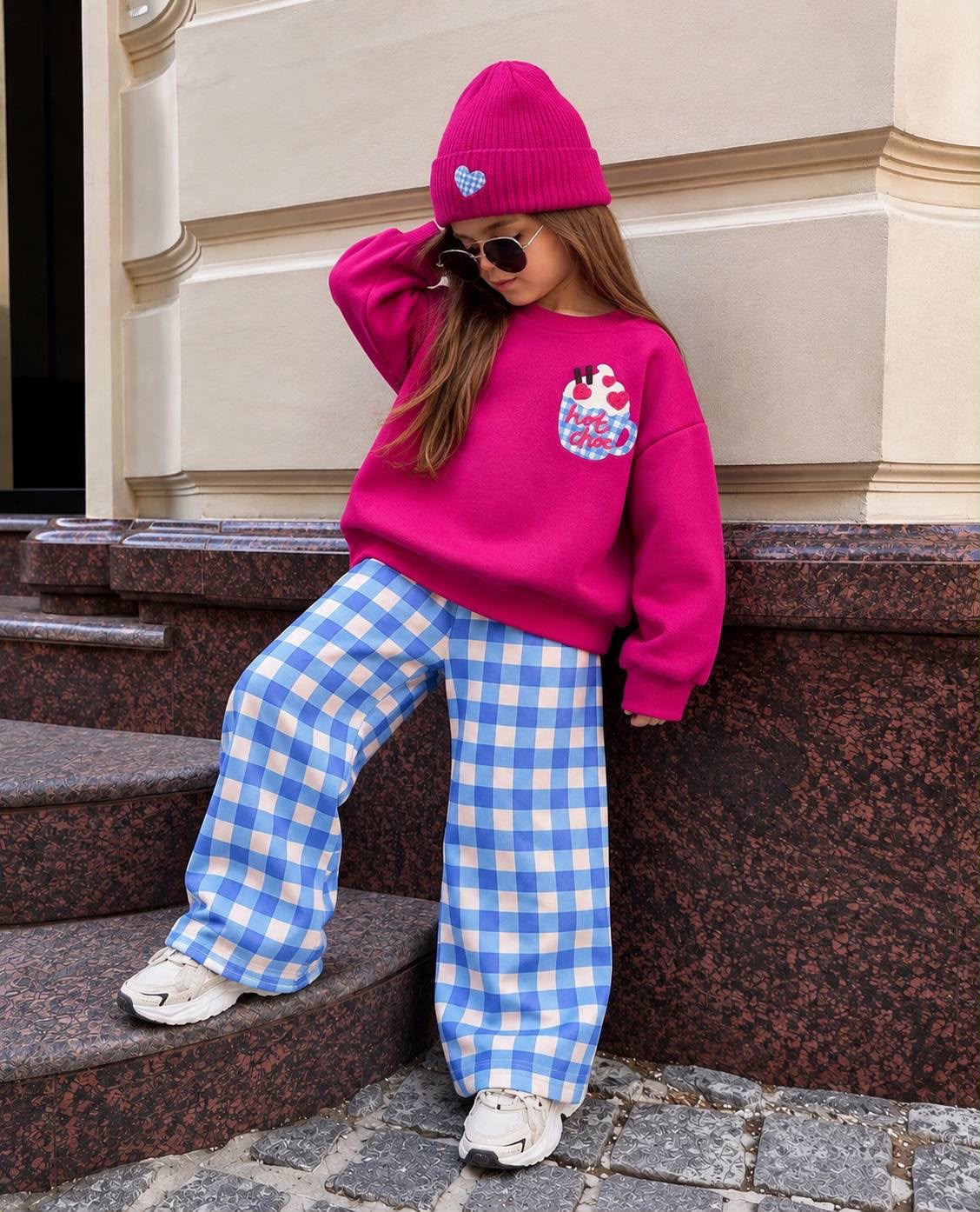 Hot Choc Pink & Blue Set