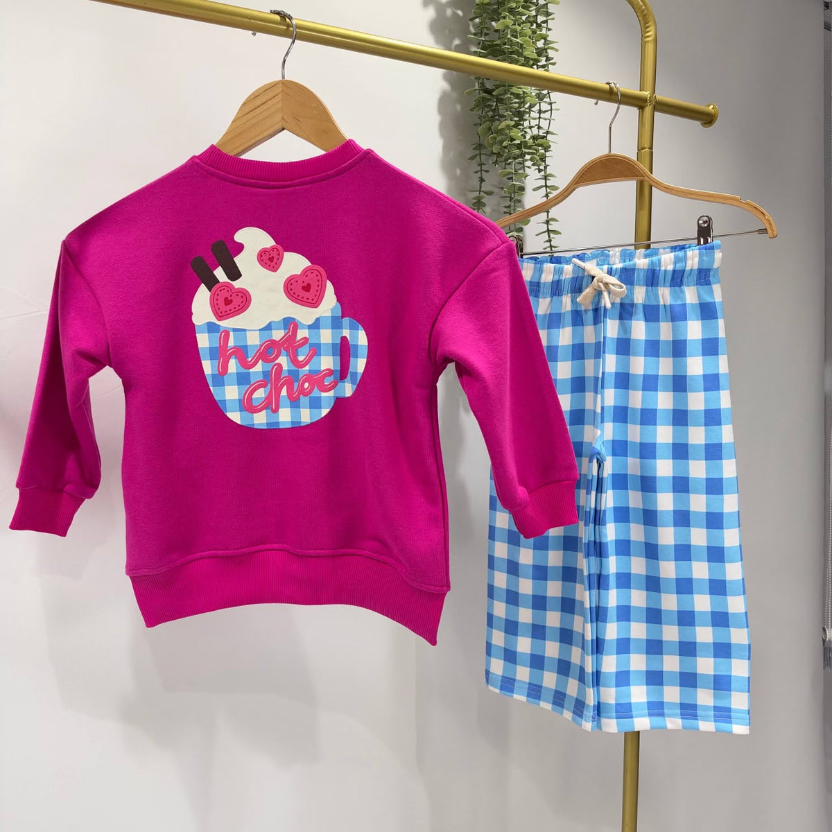 Hot Choc Pink & Blue Set