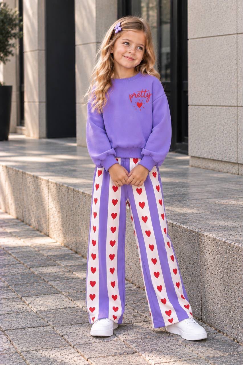 Hearts Pretty Purple Set