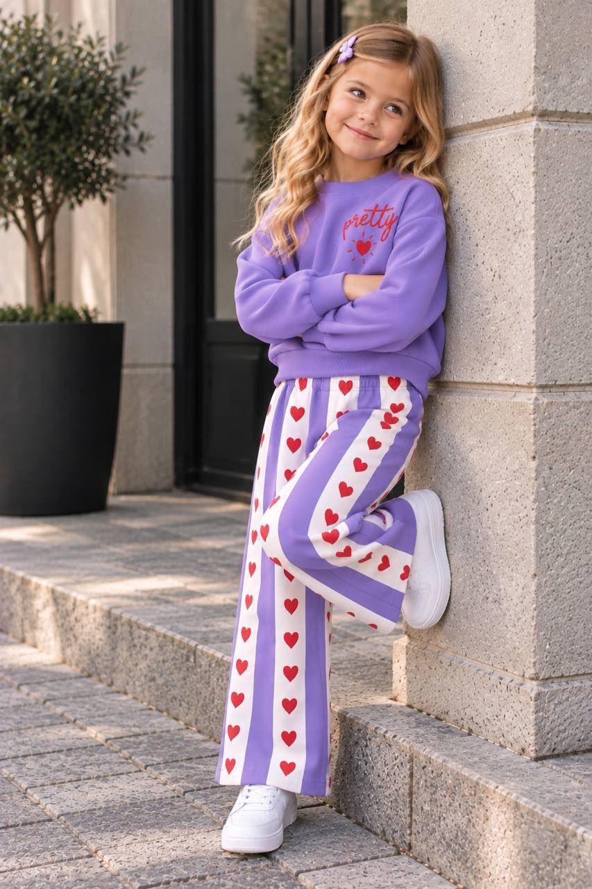 Hearts Pretty Purple Set