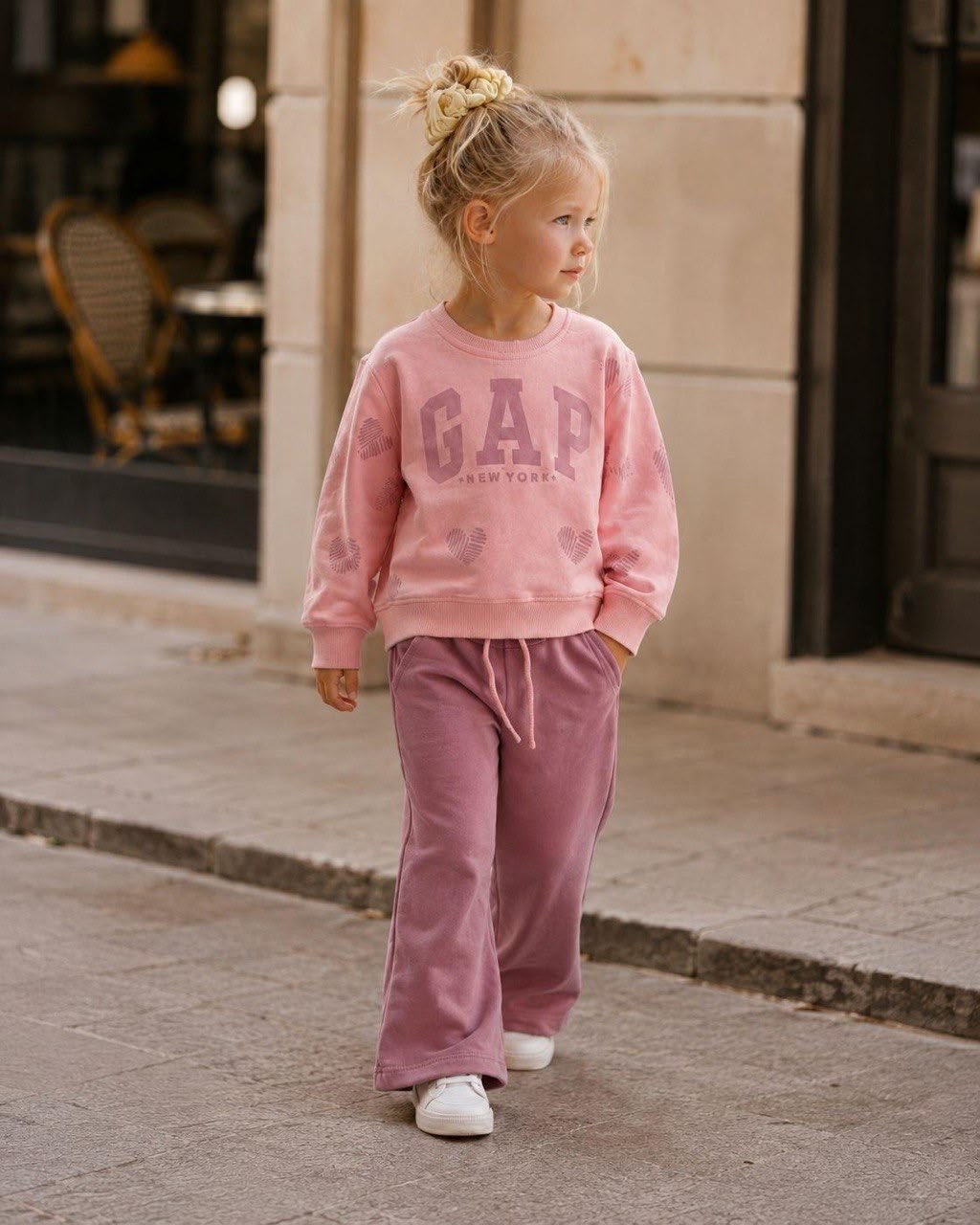 Gap Two Tones Pink Hearts Set