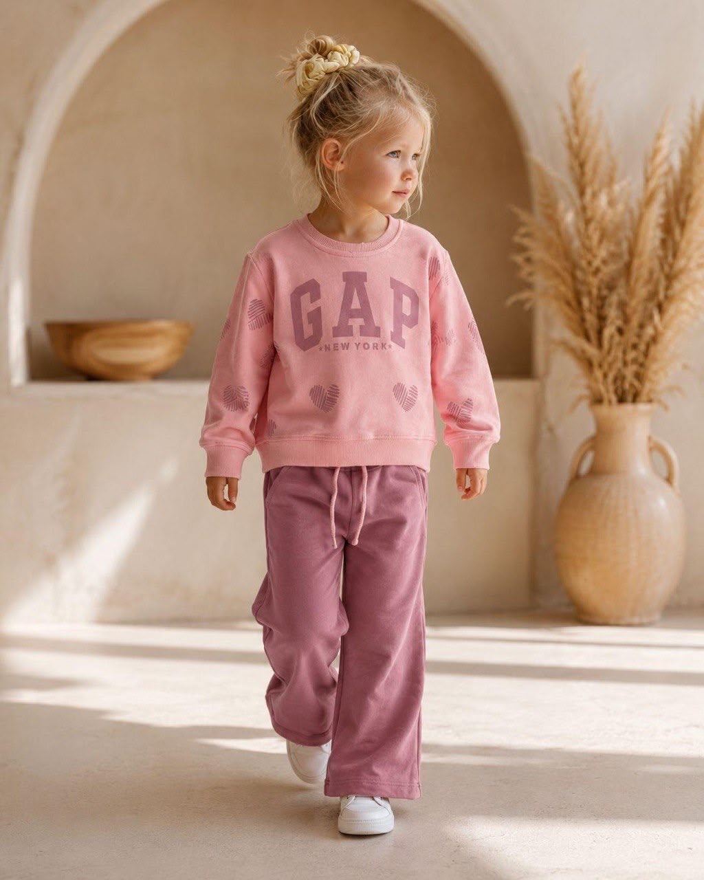 Gap Two Tones Pink Hearts Set