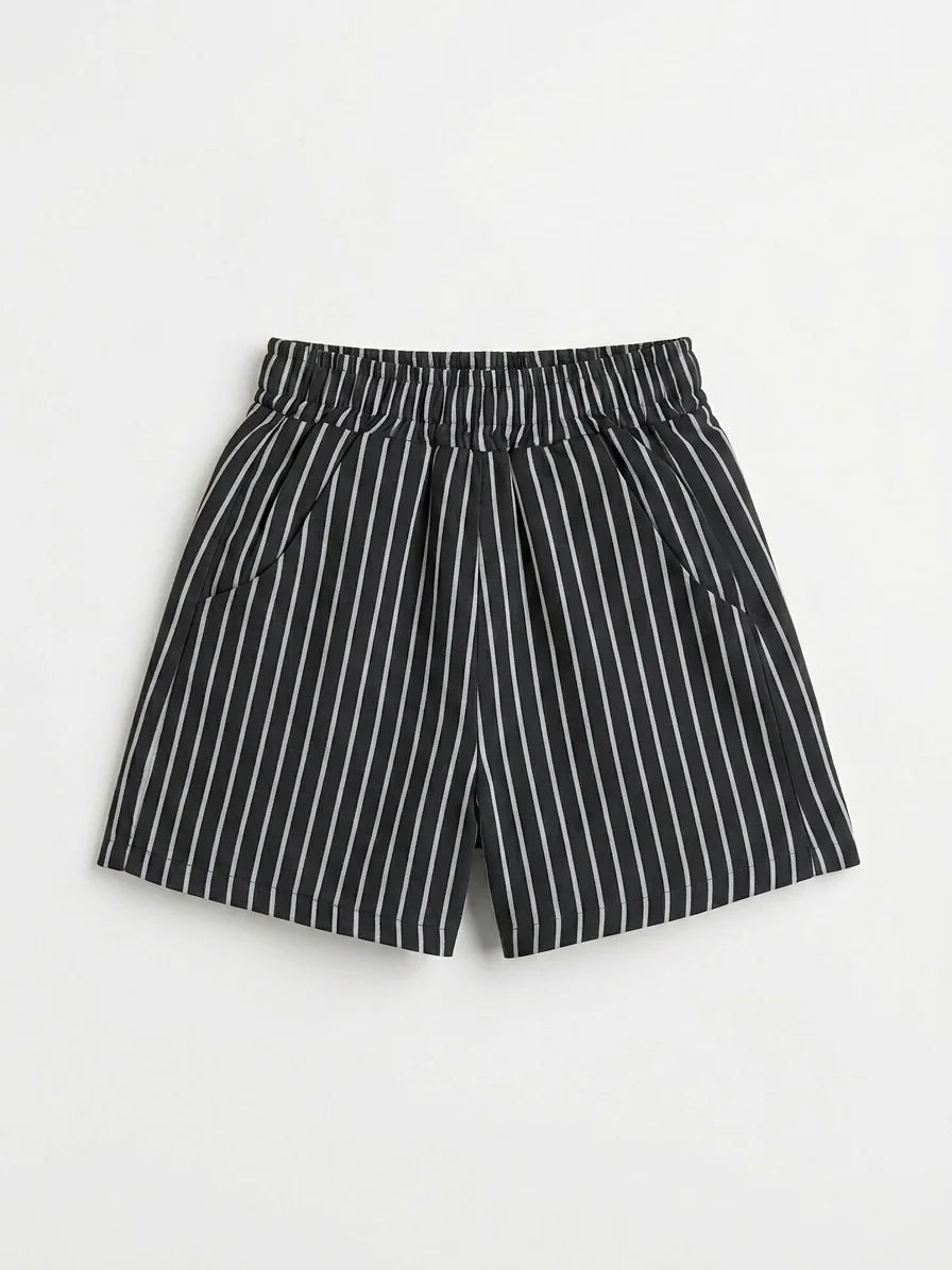 Laciel Paris Club T-shirt Striped Set