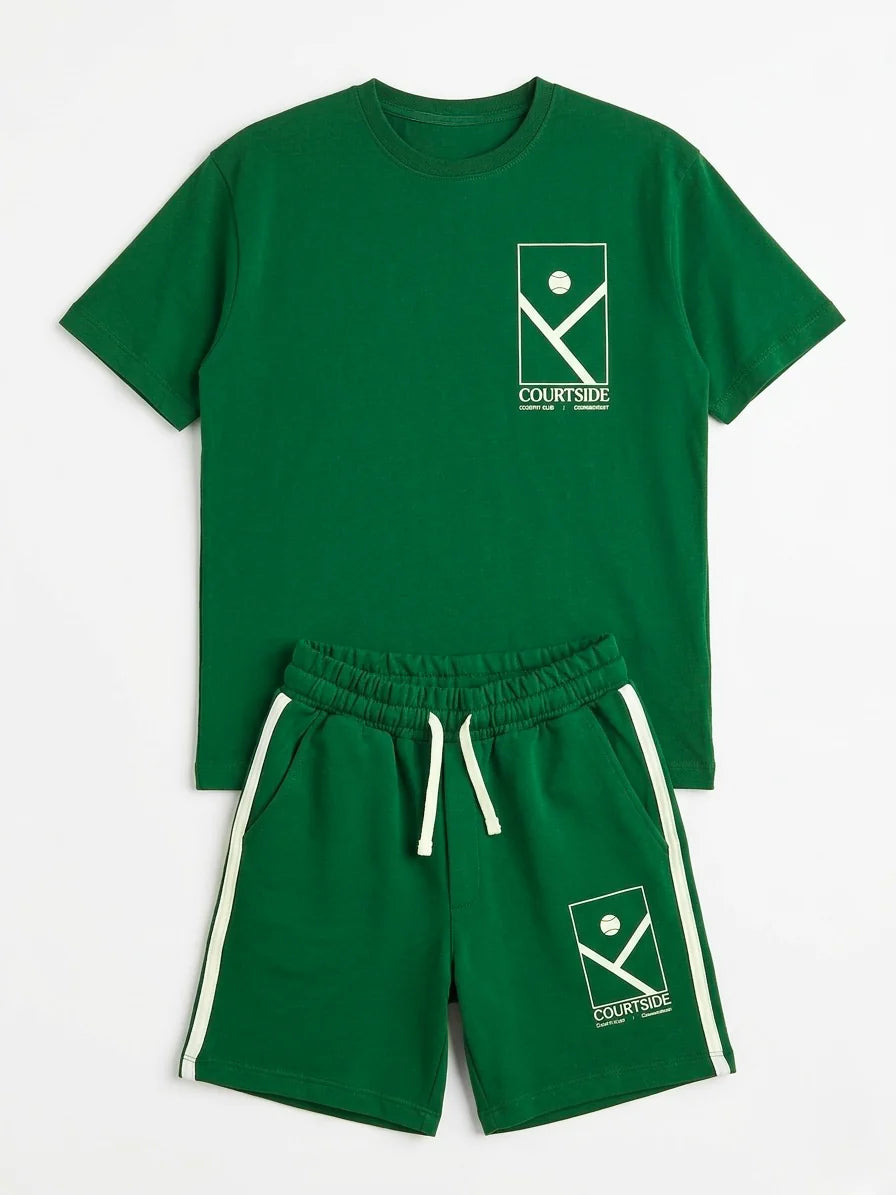 Green Tennis Courtside Set