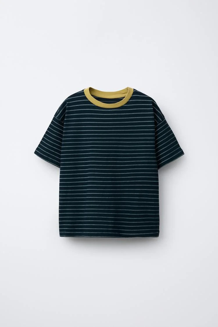 Striped Tshirt and Shorts Set